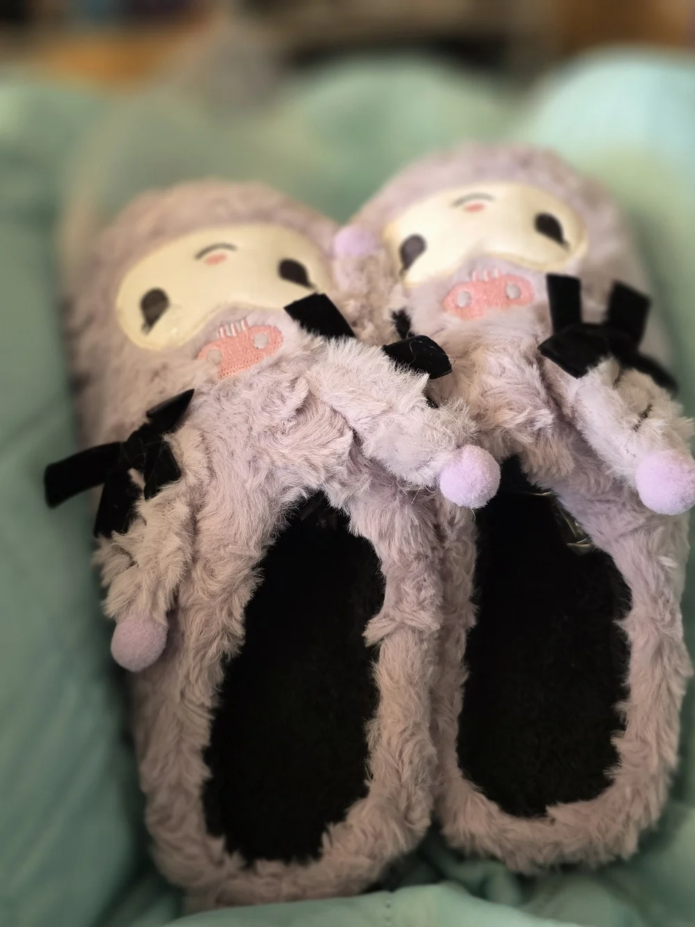Sanrio Kuromi Purple Slippers